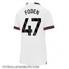 Manchester City Phil Foden #47 Replika Bortatröja Damer 2023-24 Kortärmad